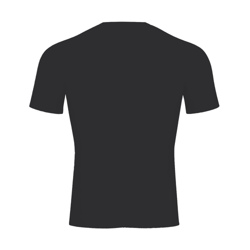 black perfomance compression t-shirt