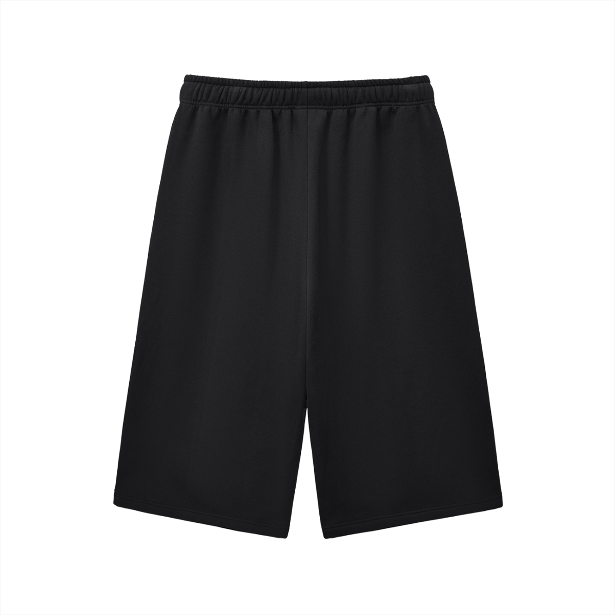 black “telling the truth” 3/4 sweatshorts