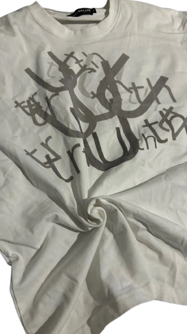 truthbetold white t-shirt